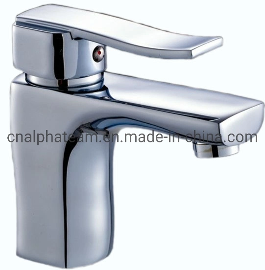 Hot Sale fashion Style Basin Faucet Brass Body Zinc Alloy Handle with Long Big Spout Chromed Basin Faucet Tap