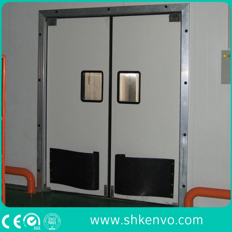 Double Acting Swinging Action Thermal Insulated Stainless Steel Metal Impact Traffic Door for Food Factory, Warehouse, Restaurant, Kitchen or Supermarket