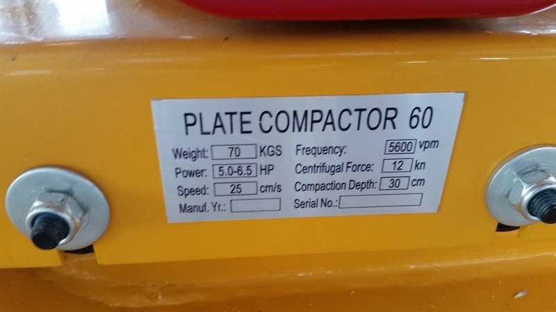 Hgc90 Vibratory Plate Compactor From 30 Years Manufacturer