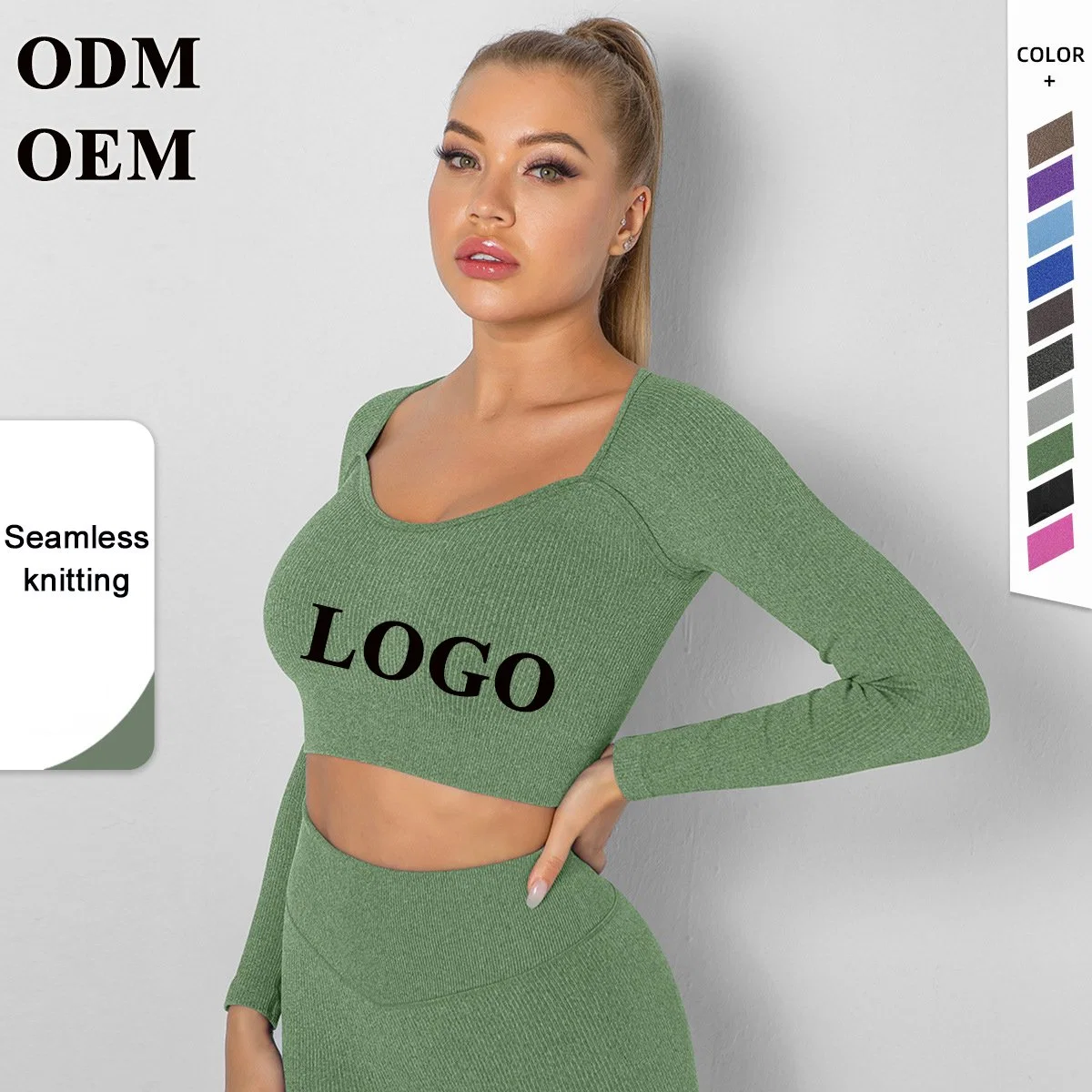 Long Sleeve Sports Top Workout Crop Top T-Shirts O Neck T-Shirts Slim Cycling Fashion Sports Top Solid Women's Tops