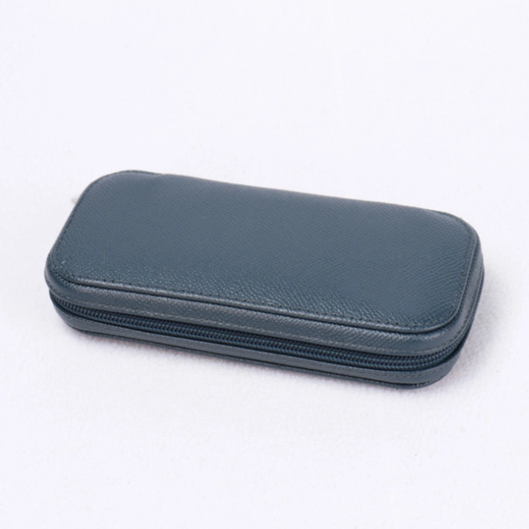 High-End Leather Watch Bag Two Mechanical Watch Storage Bag Dust Watch Storage Box Bronzing Logo Wholesale/Supplier