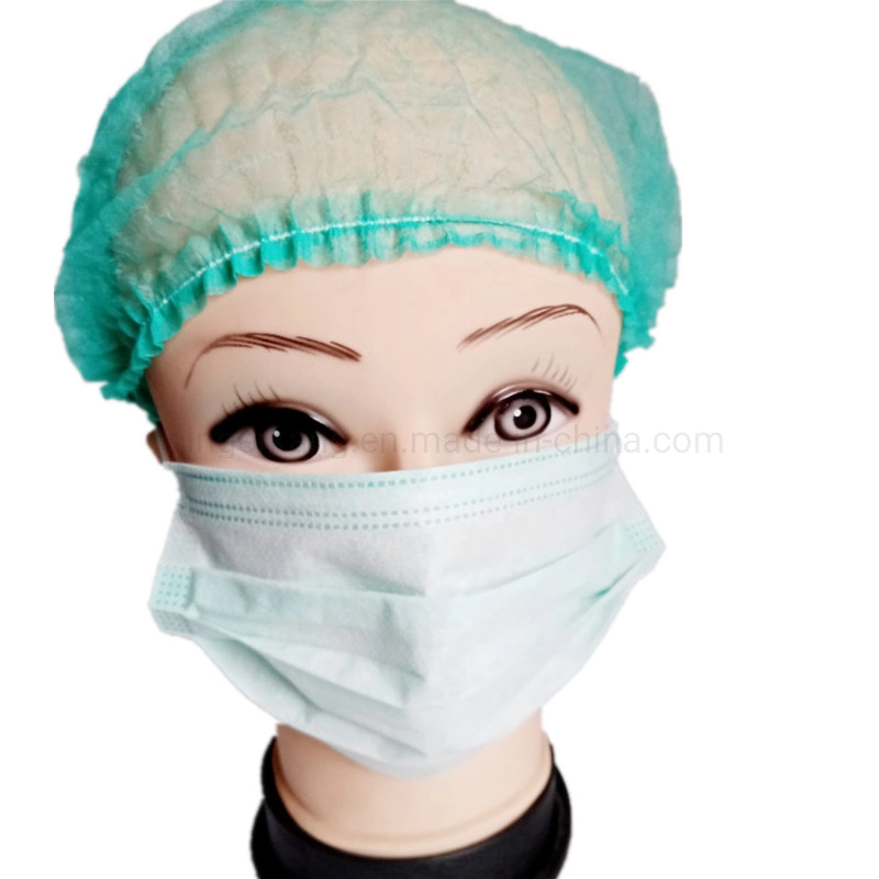 Medical/Hospital/Protective/Safety/Nonwoven 4ply Active Carbon/Dust/Paper/Earloop/SMS/PP 3ply Disposable Surgical Face Mask with Elastic Ear-Loops & Tie-on