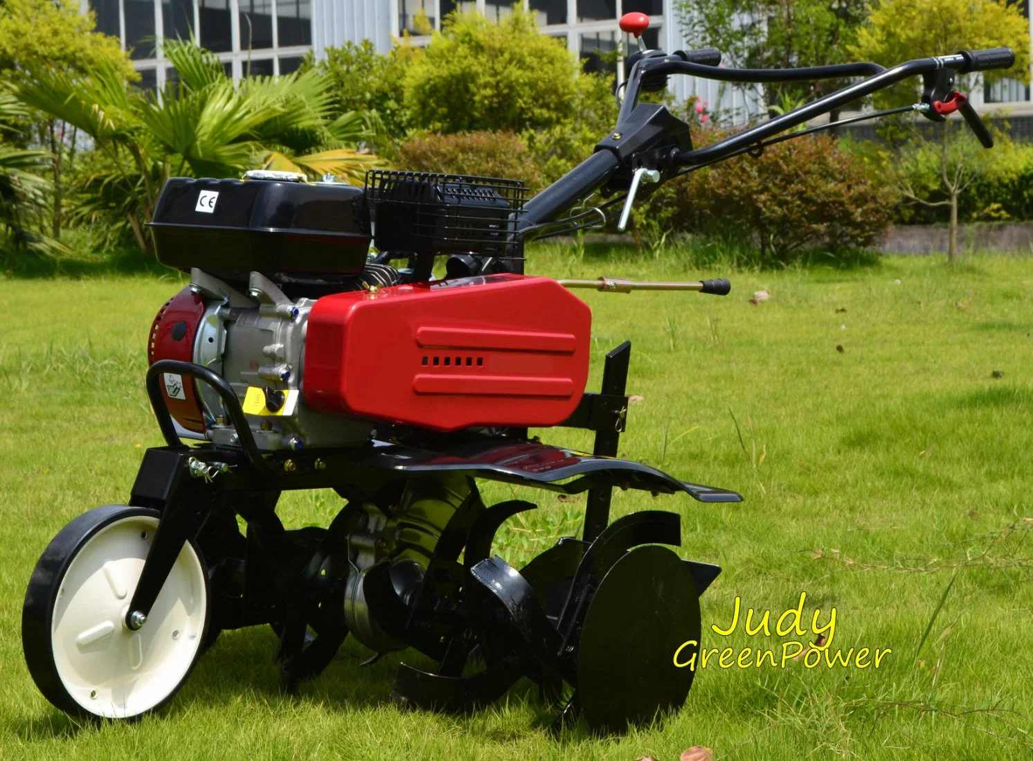 7hp/170f MiniTiller de gasolina/gasolina, Cultivator, máquina de agricultura accionada por correa de tejer, herramienta de jardín