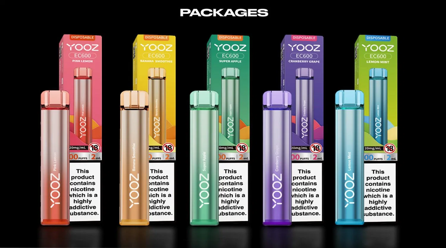 100% Original Yooz Ec600 Vape jetable Prix de vente en gros usine