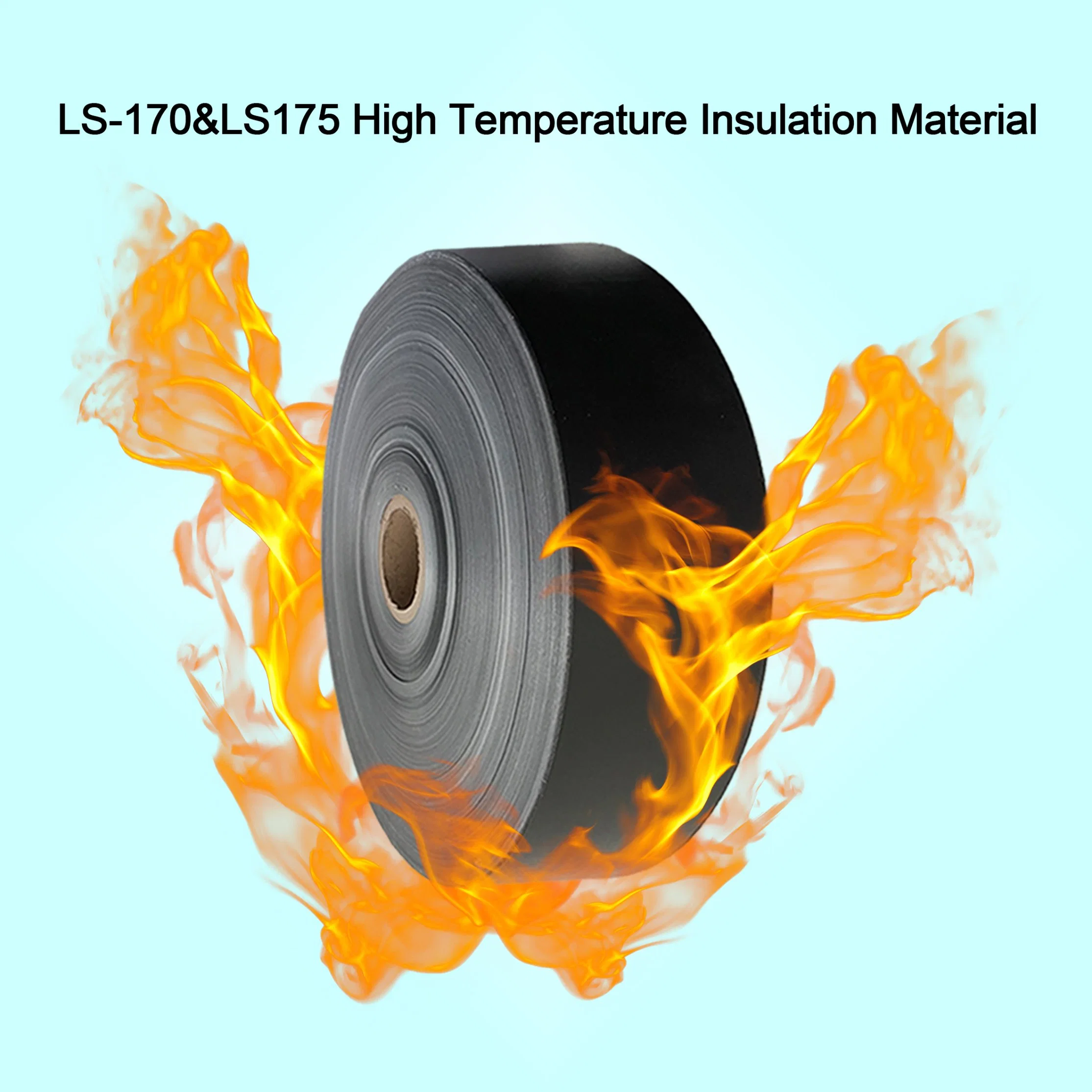 Very Good Flame Retardant, Low Smoke, Insulating Black Composite Insulating Material