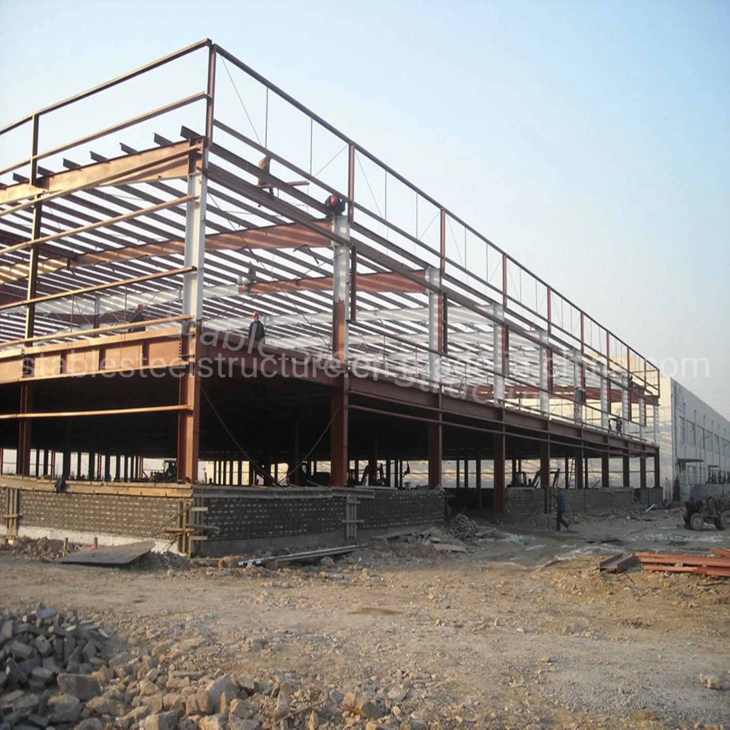 Prefabricated Engineered Prefab Steel Structure High Rise Construction Hotel Supermarket Building