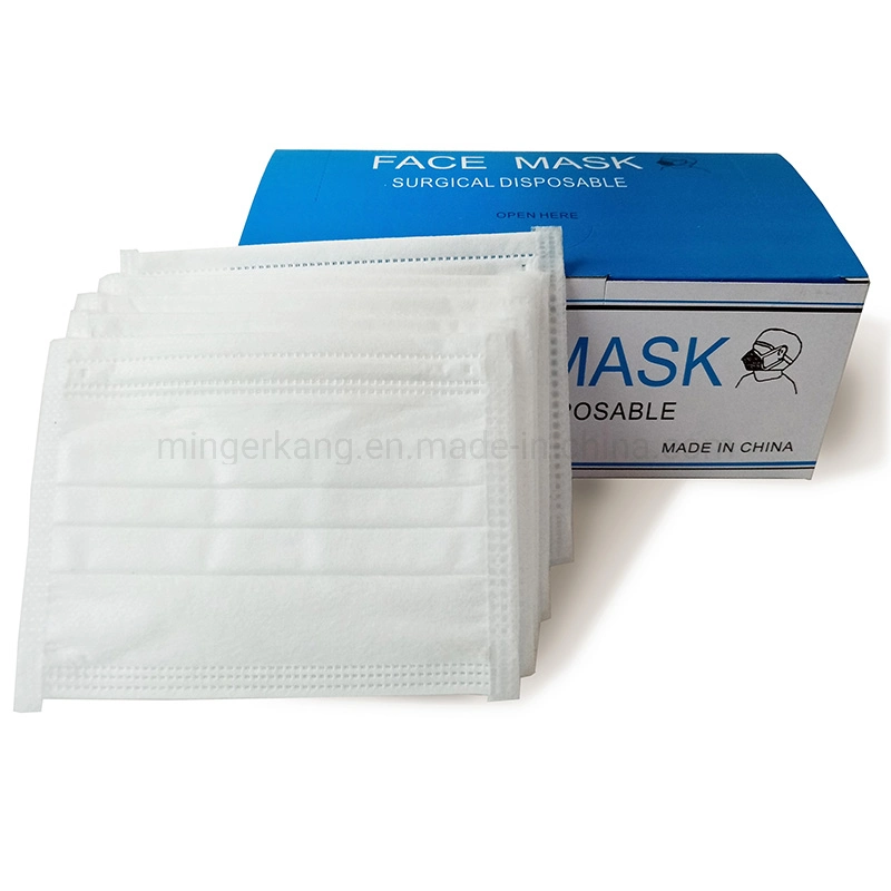 Disposable Consumables 3ply Medical Surgical Nonwoven Sterile Face Mask