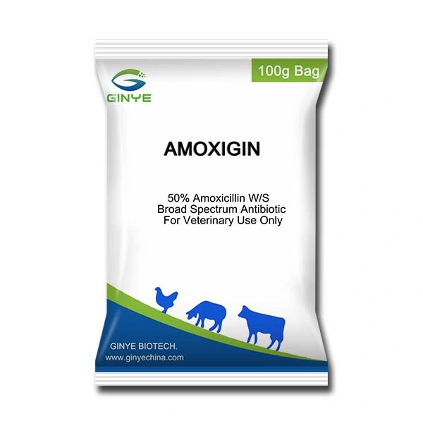Veterinary Drug Amoxicilline 50% W/S for Anti-Inflamation, Anti-Infection on Cattle Poultry and Swine