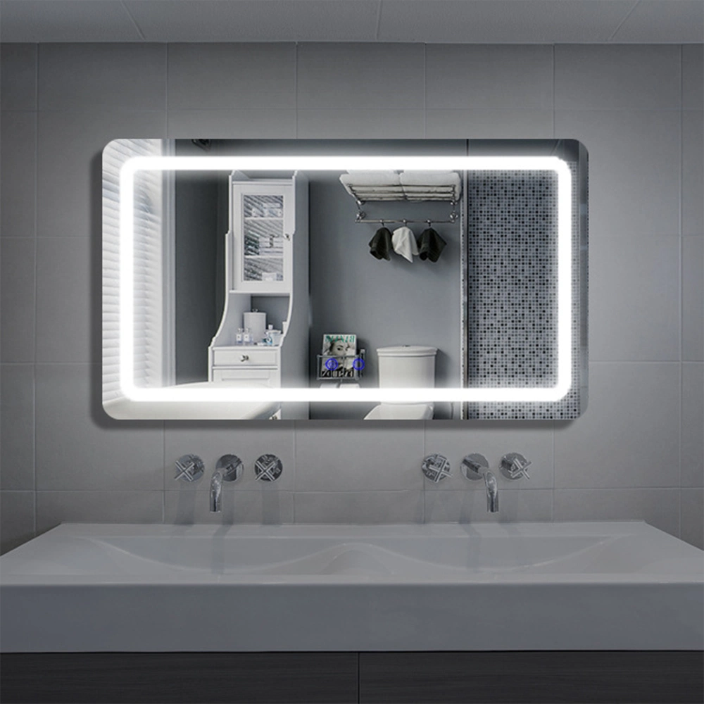 Beelee dekoratives Badezimmer LED-Spiegel Wand montiert Hintergrundbeleuchtung nebllosen Schrank Spiegel mit Lupe