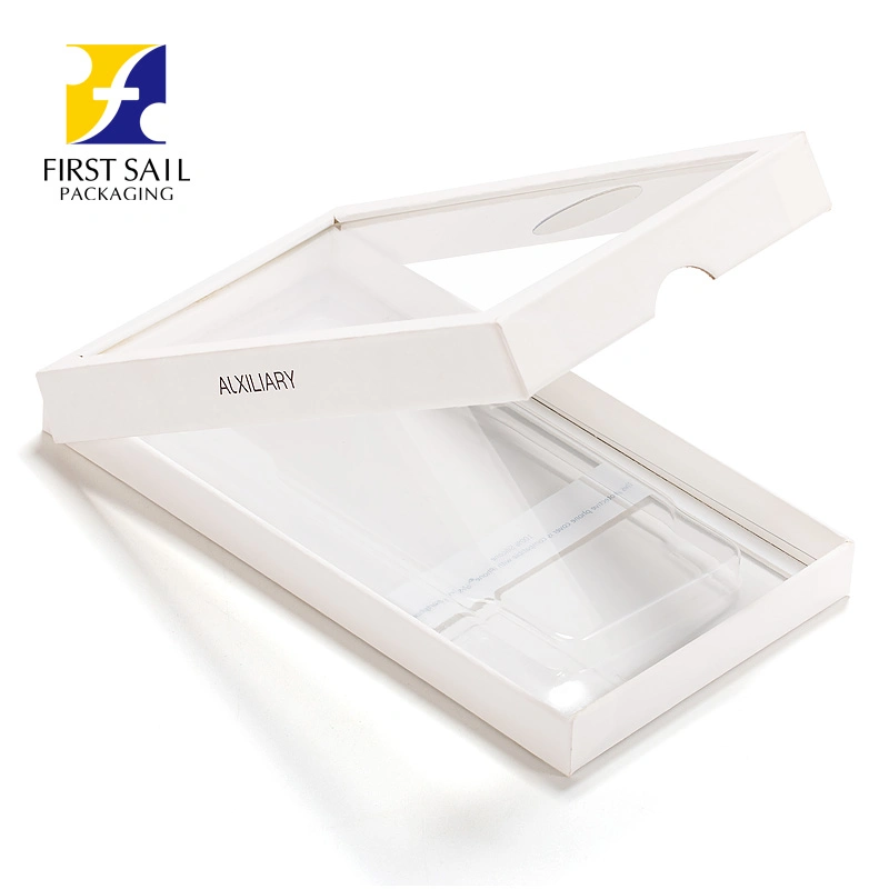 Wholesale/Supplier Small Size Portable Charger Phone Case Paper Packing Box with PVC Window