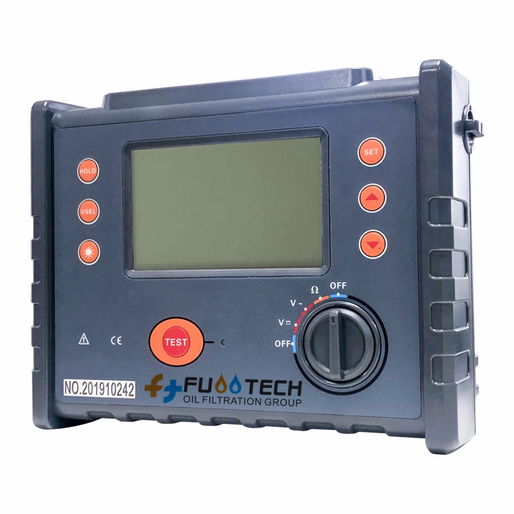 Fuootech Model Model Dmg2672 250V to 5kv Portable Digital Insulation Resistance Tester