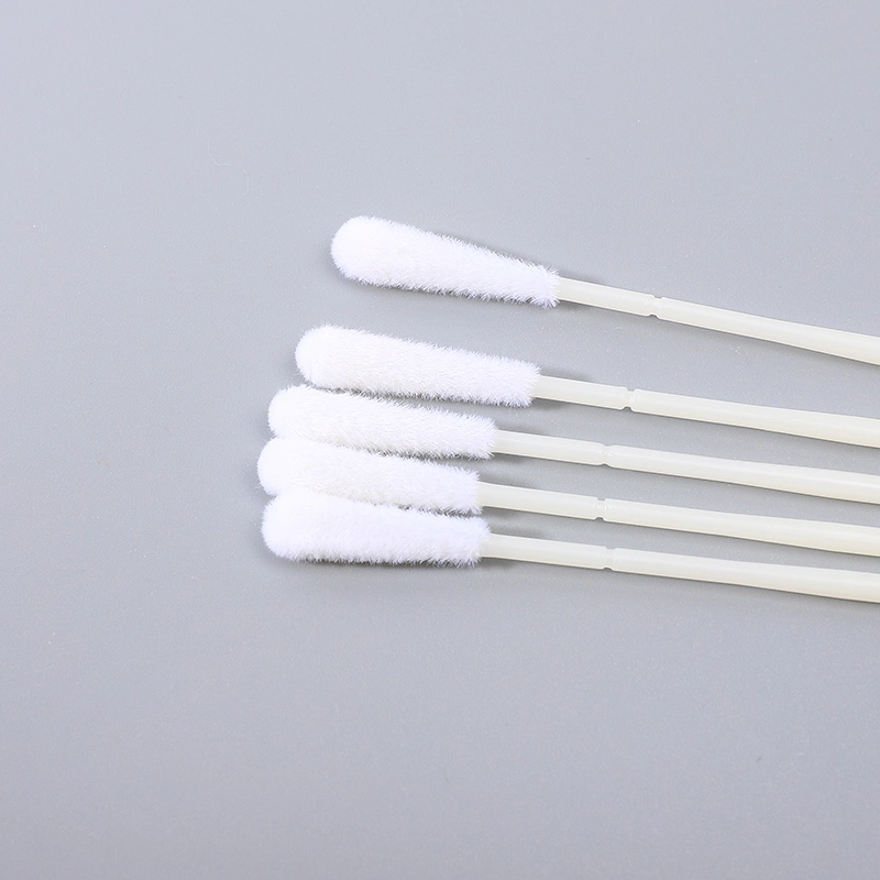 Disposable Medical Swab Stick Flocked Nasopharyngeal Oral