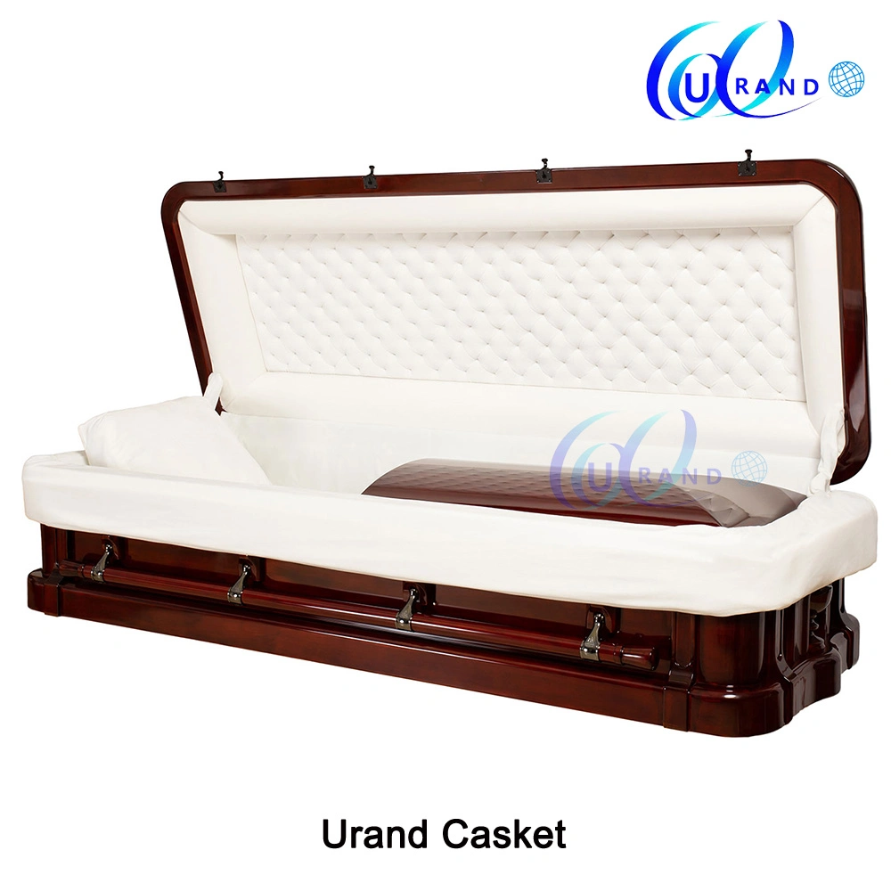 Presidential Luxury Design Solid Mahogany Wood Casket