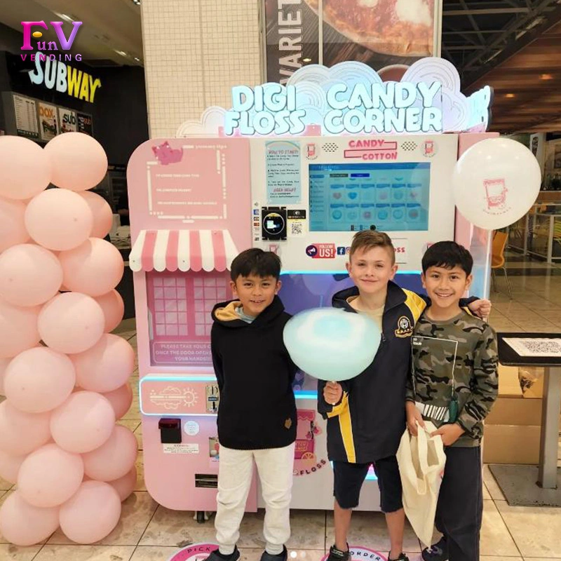 Mg320 Direct Supply Arcade Cotton Candy Machine Vending Gift Candy Game Machine Guangzhou Funvending with Factory Prices Party