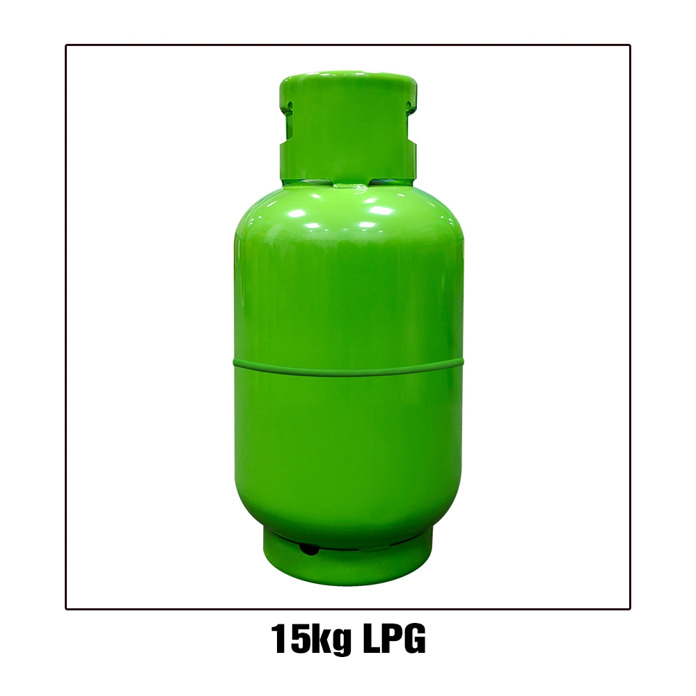 3kg 5kg 6kg 10kg 12.5kg 15kg 50kg Portable Refilling Steel LPG Gas Cylinder for Kitchen Cooking