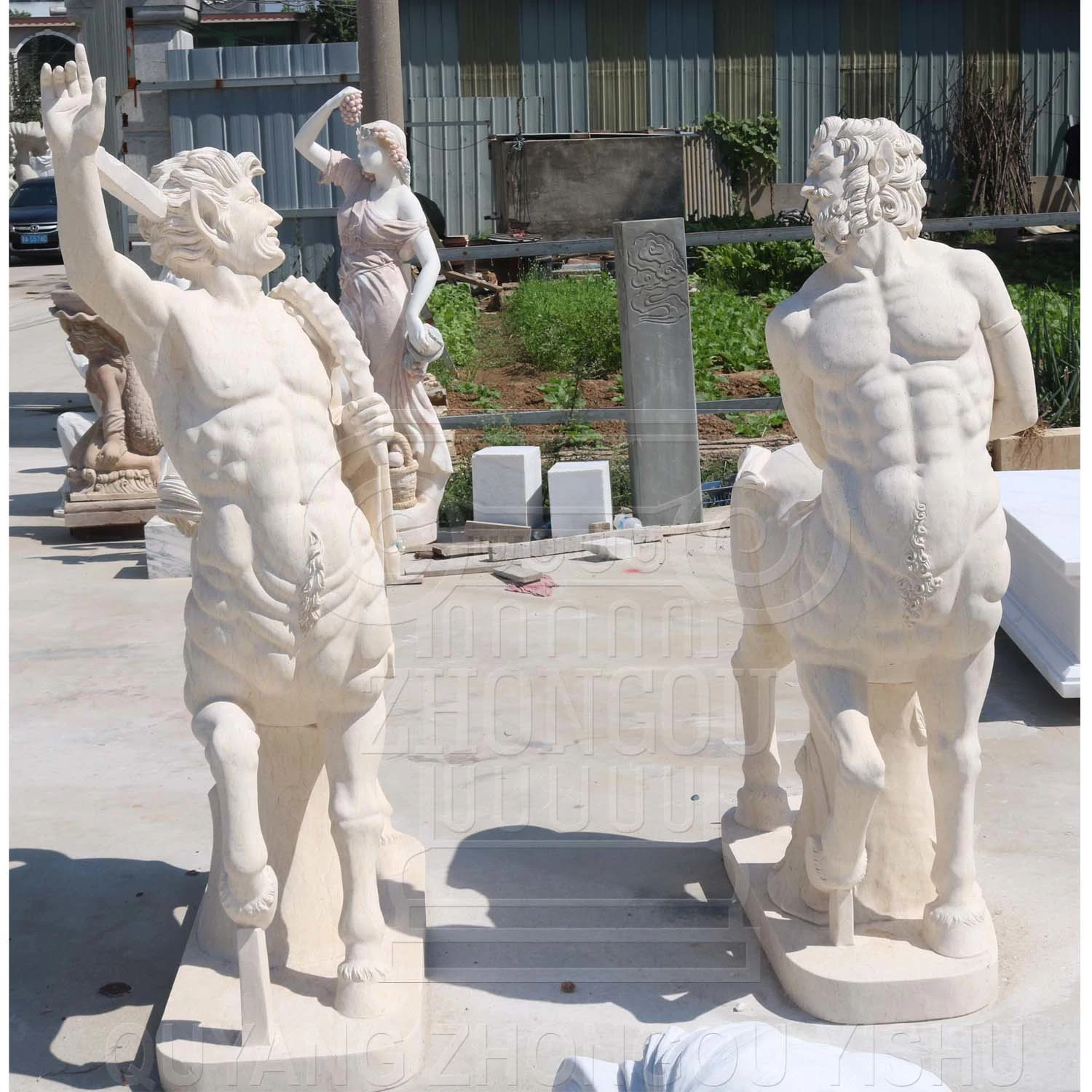 Nature Marble Stone Carving for Garden