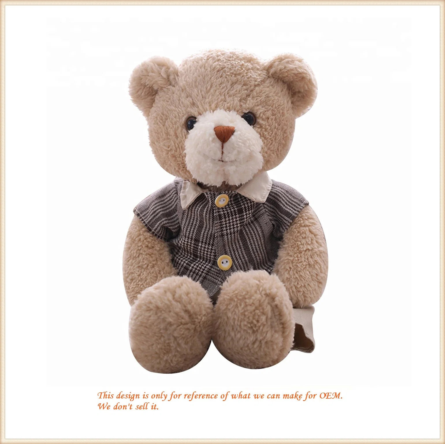 Niedliche weiche Teddybär Werbegeschenk Spielzeug, Plüsch Tier Spielzeug für Kinder