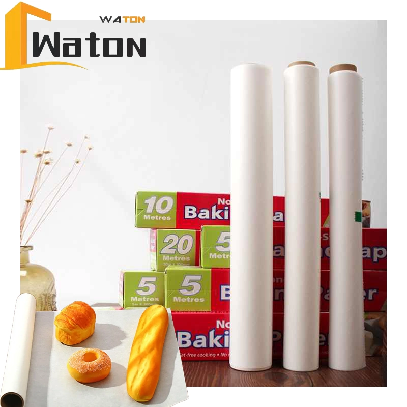 Pre Cut Food Grade Paper Siliconized Colored Baking Parchment Paper Roll