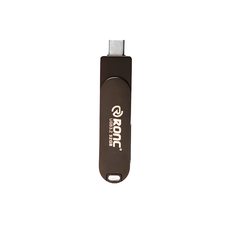 Metal OTG Type-C 2 in 1 OTG USB C 32GB 64GB 128GB 256GB Flash Drive U Disk Customized Logo Memory Stick