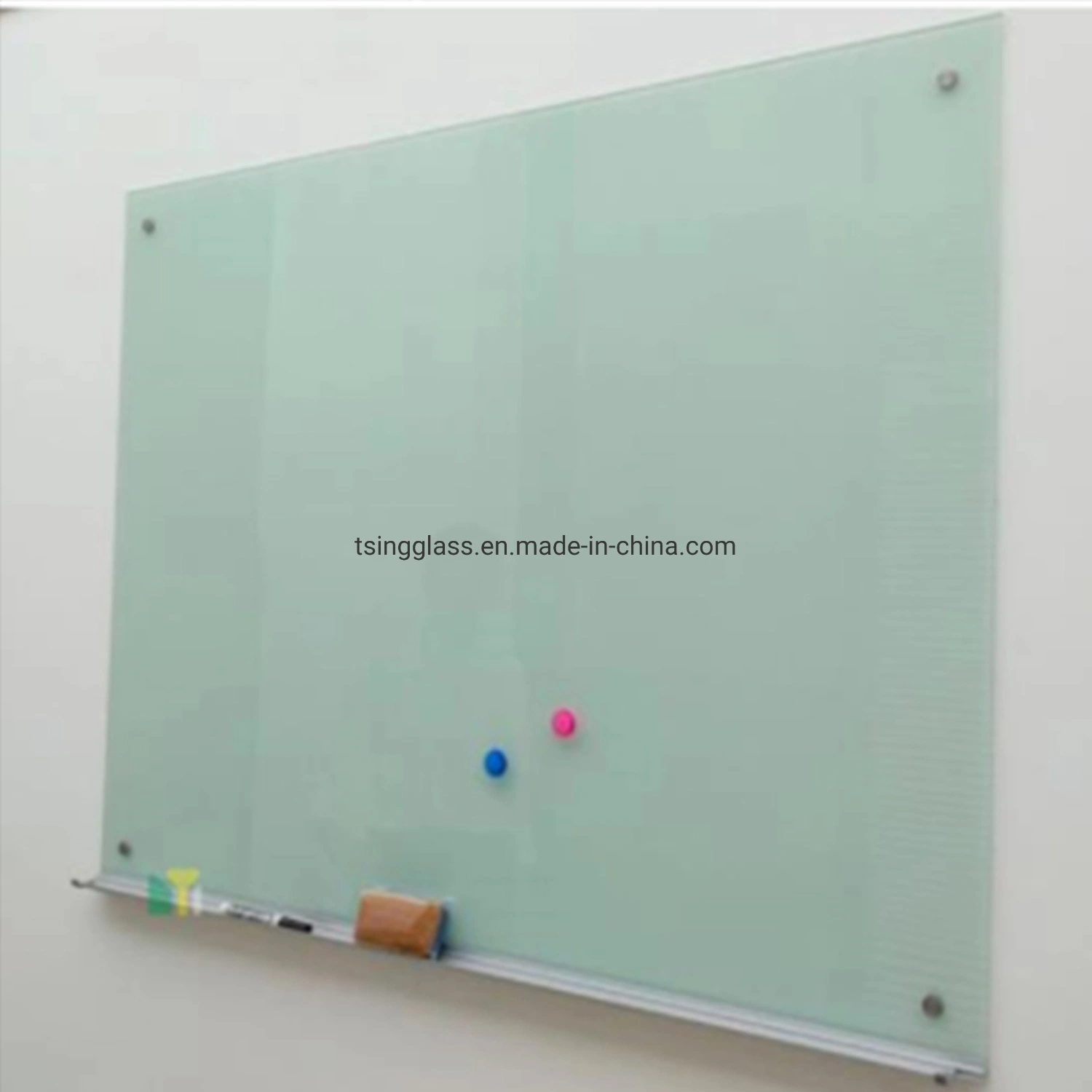 4mm 6mm EU Standard Kitchen Memu Boards Notice Glass Writing Whiteboards for Classrooms Teaching