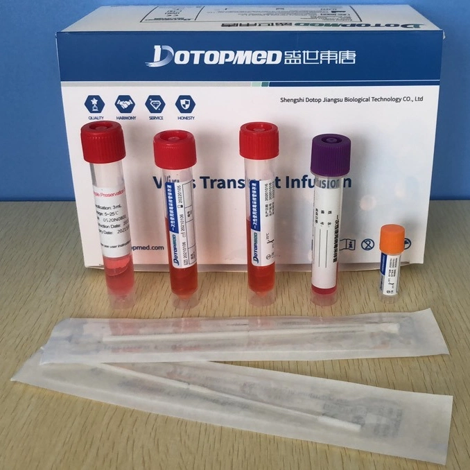 Disposable Virus Transport Sampling Tube and Nasal Throat Swabs