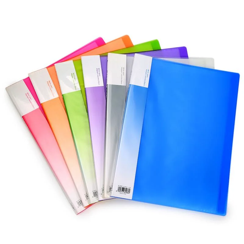 Custom Leather Expanding Ring Binder PVC Plastic Lever Arch A4 Paper PP File Folder