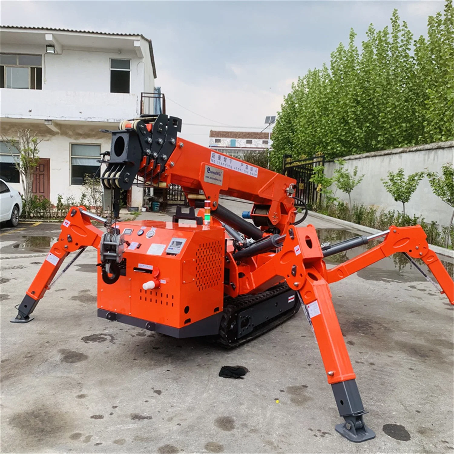 Mini Spider Crane Hydraulic Telescopic Boom Mini Crane Machine