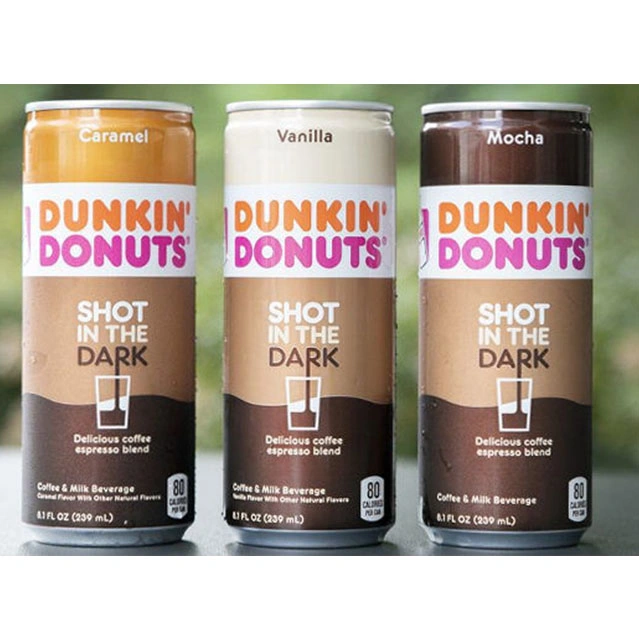 250ml Custom Printing Private Label Juice Manufacturer Canned Slim Coffee Drink Iced Milk Coffee Drink