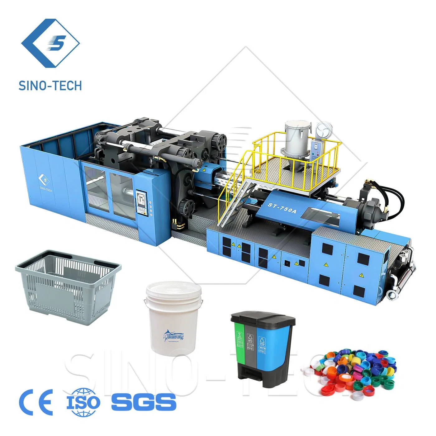 Plastic Chair Phone Case PVC PP Pipe Fruit Vegetable Basket Garbage Bin ABS/Pet Preform Injection Moulding Machine Big Size Plastic Injection Molding Machine