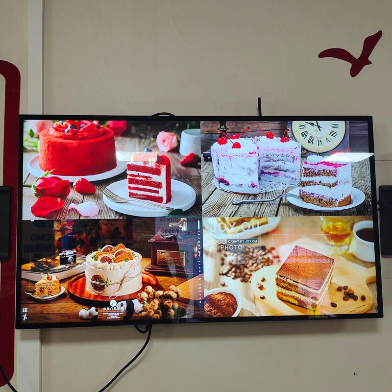 High Brightness LCD Screen Digital Signage Display for Commercial Advertising Horizontal Vertical Digital Signage Display with SD USB