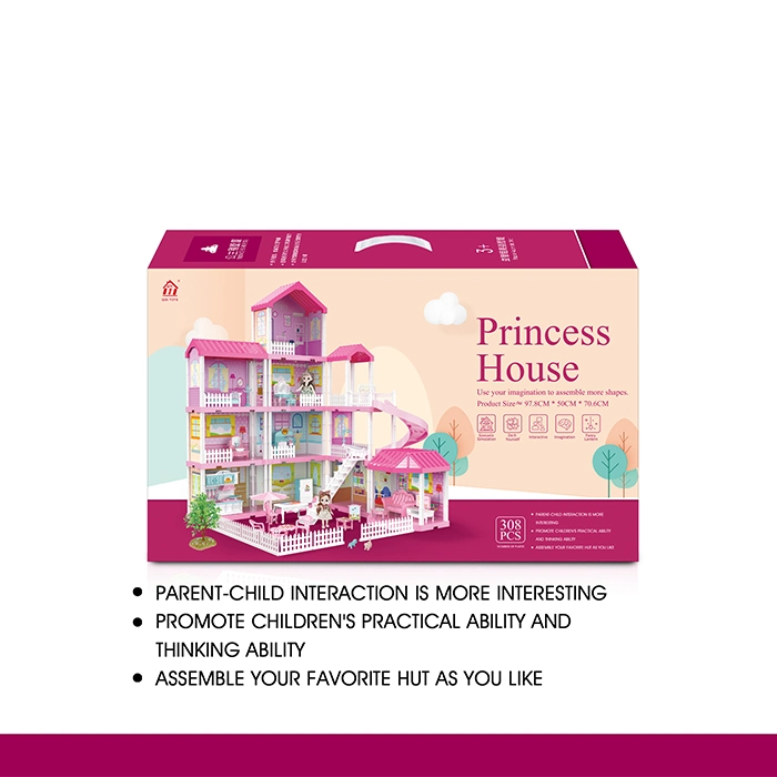 Toy Princess House Set DIY Doll House