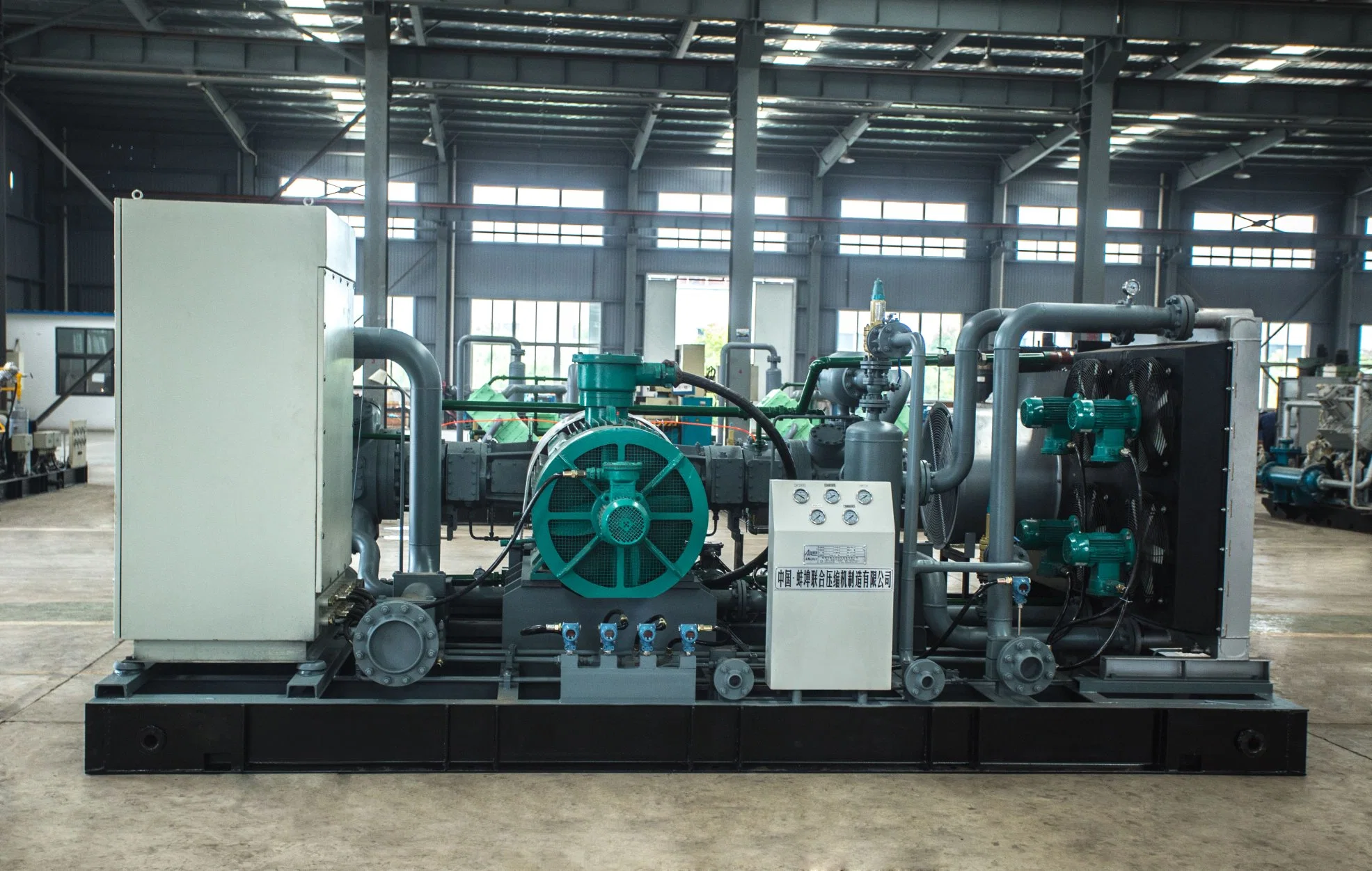 15.9m3/Min Air Compressor Natural Gas Compressor, Reciprocating Piston Type Oil-Free, Water-Cooled, Also Nitrogen/Ammonia/Hydrogen/Biogas/Syngas Compressor