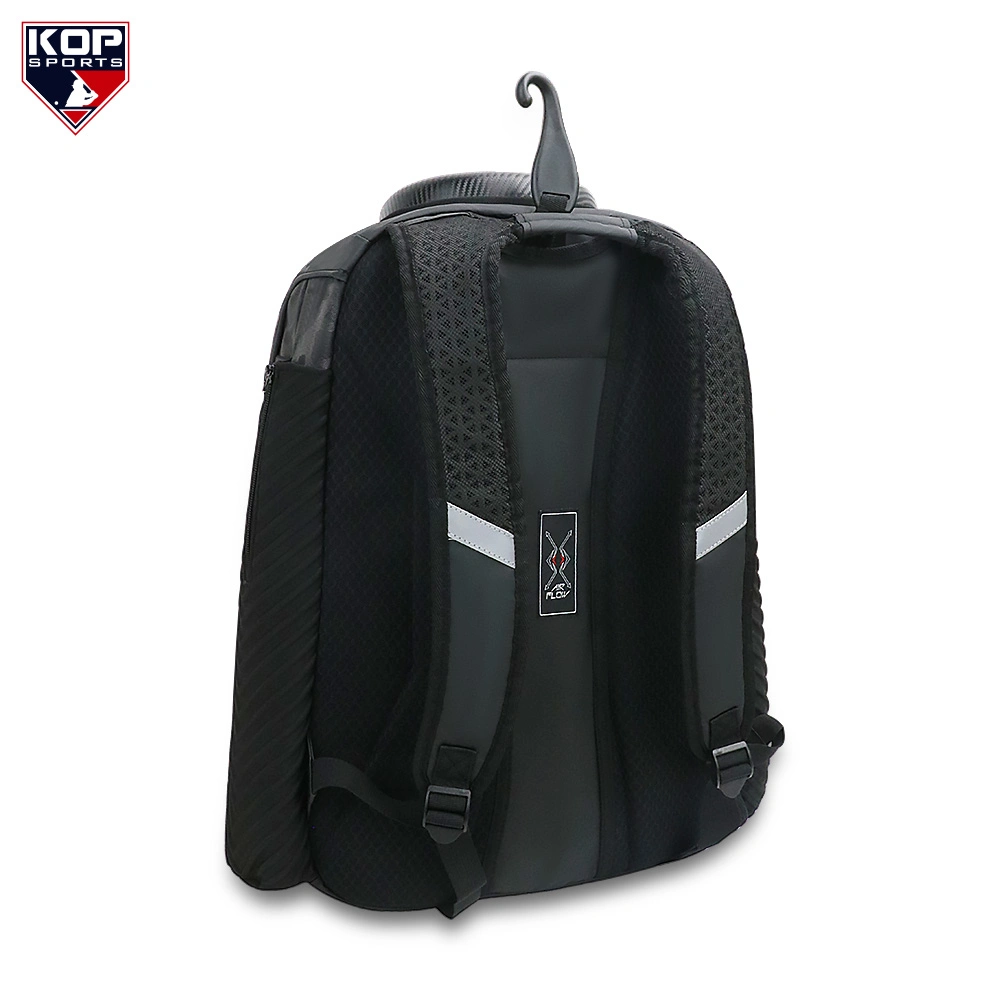 Mochila de saco de basebol camuflado preto