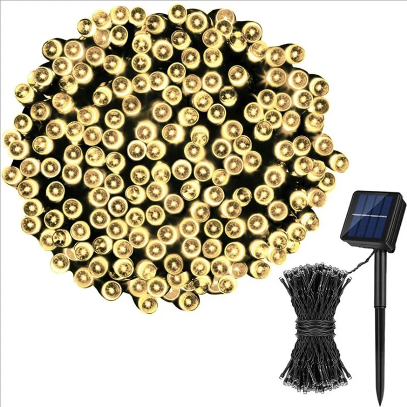 2022 Amazon Hot Sale Holiday Outdoor LED Lights Solar Operated String Decoration