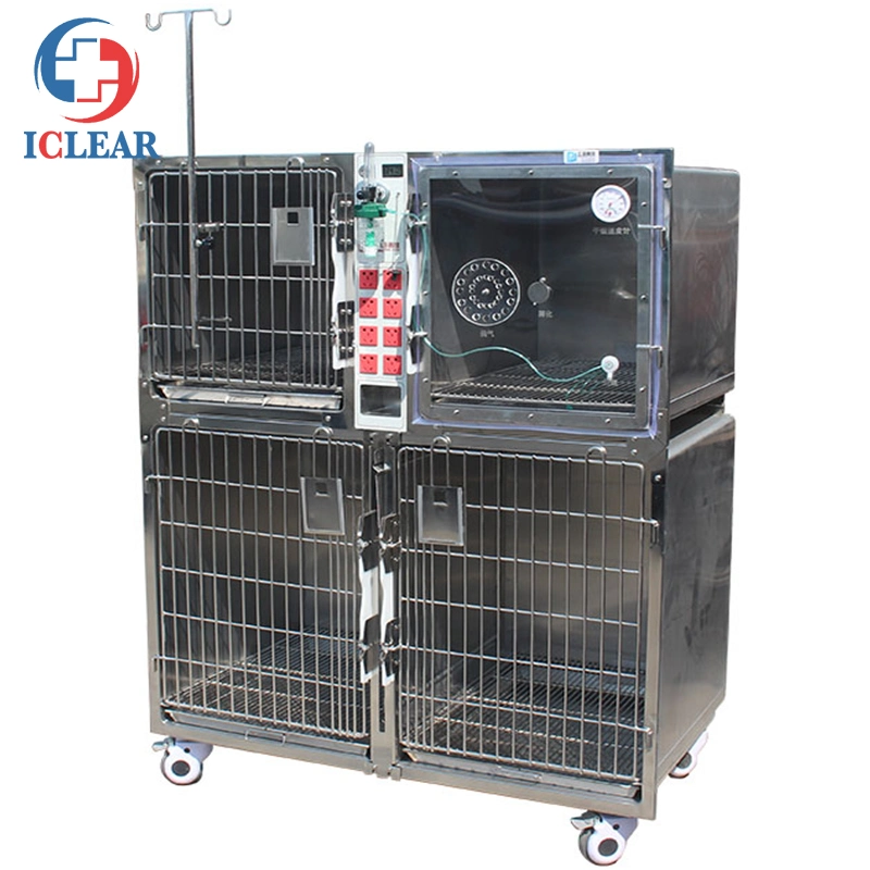 High quality/High cost performance  Full-Featured Animal Medical Monitoring Cabin/Pet ICU Cage