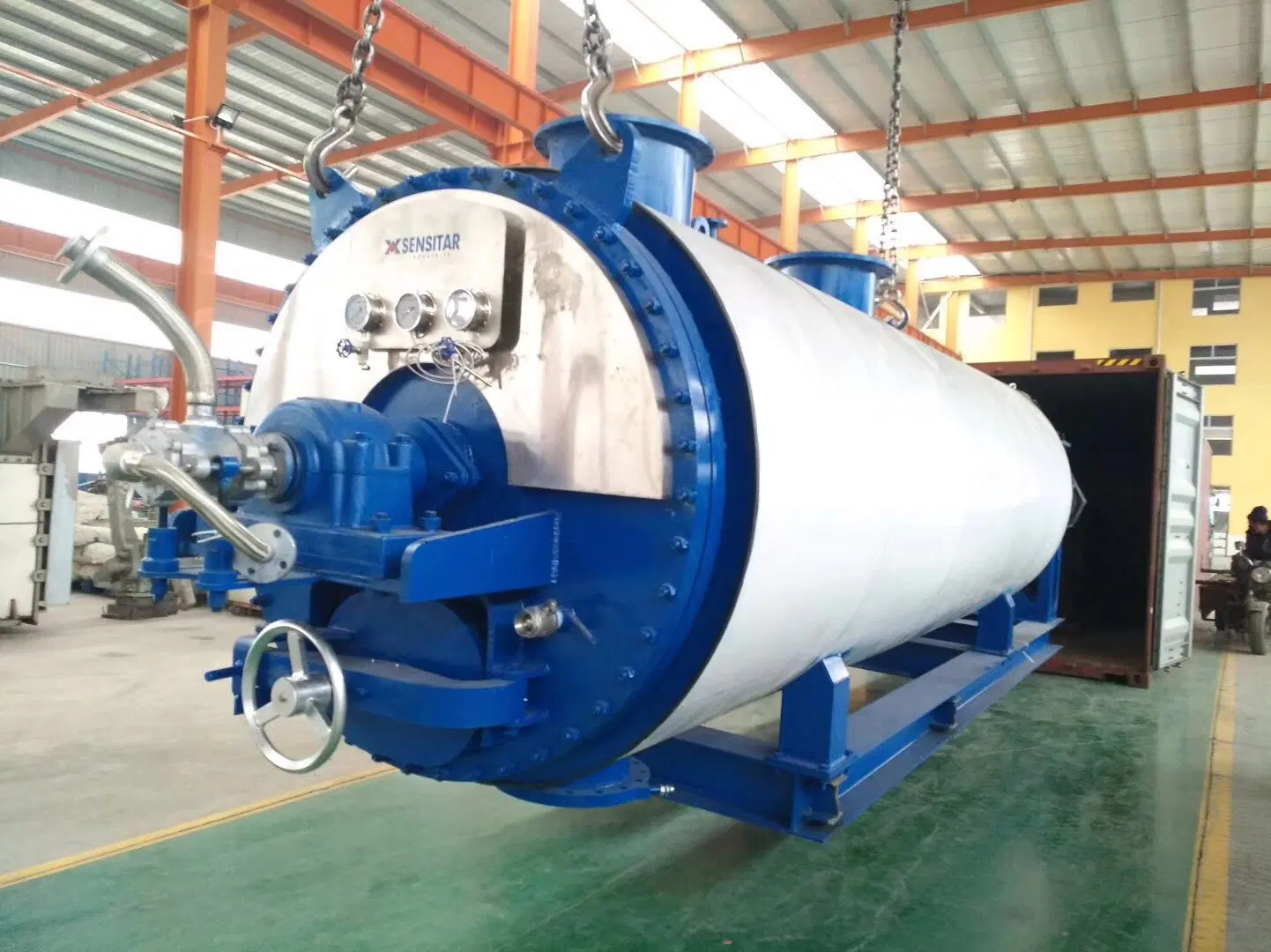 Industrial Abattoir Poultry Waste Rendering Machine for Large Quantity