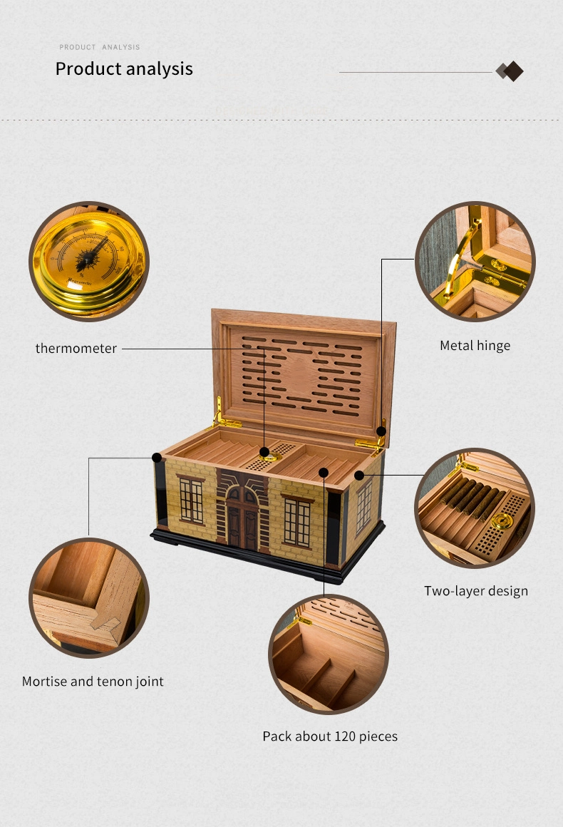 Custom Wooden Tobacco Stash Box Combo with Cigarette Rolling Tray