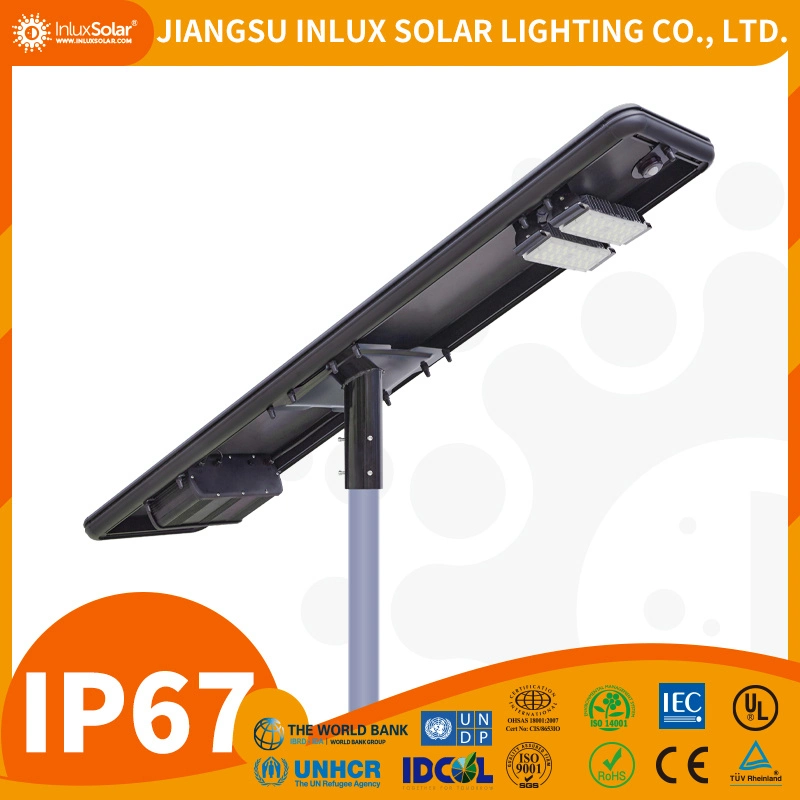 New Design Smart City Lighting Solution Intelligent Network PIR Motion LED Solar Street Lights with APP Control