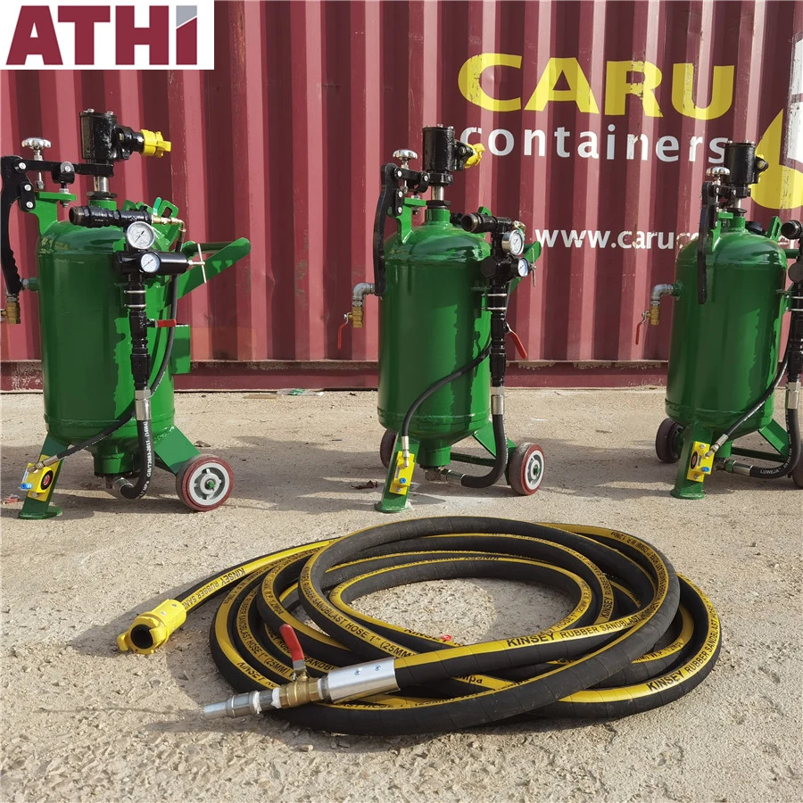 Portable Wet Type Sandblasting Machine Price for Metal Parts and Car Workshop Surface Paint Rust Cleaning