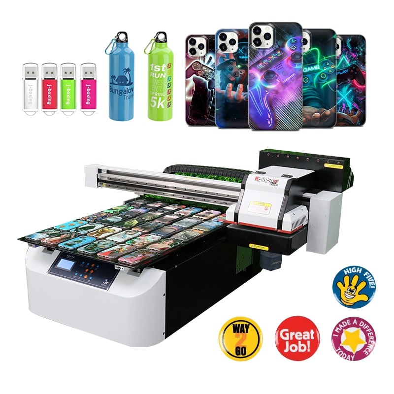 A1 Size 6090 UV Dtf Printer with 3/4 Tx800 Heads for Printing on Film and Transfer to Any Material with High quality/High cost performance and Speed