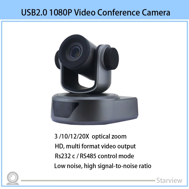 كاميرا مؤتمرات الفيديو USB2.0 HD شبكة كاميرا ويب PTZ IP كاميرا