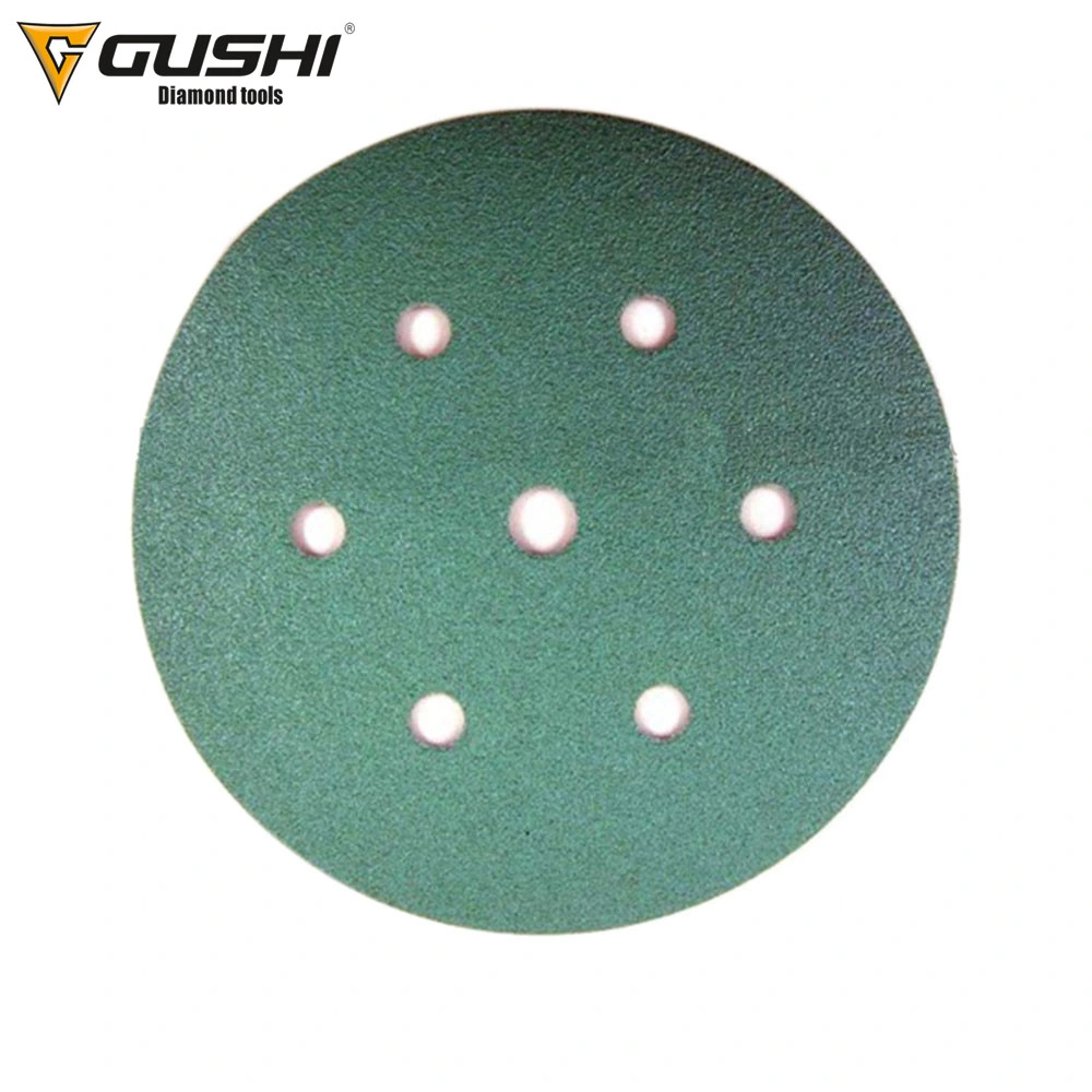 Wholesale High Quality 4"-9" Silicon Carbide Abrasive Hook & Loop Waterproof Sanding Paper