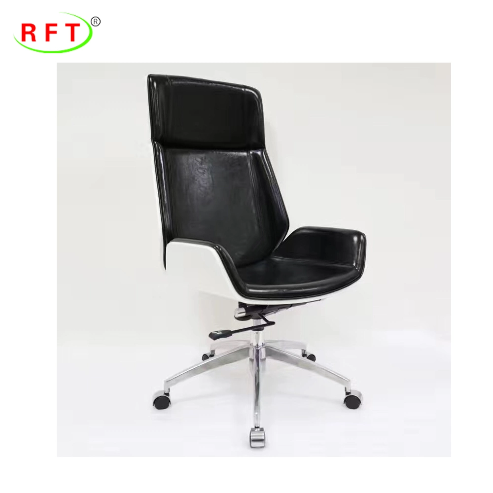 Premium Furniture Wholesale/Supplier Low Back Brown PU Synthectic Leather Office Boss Executive Conference Chair