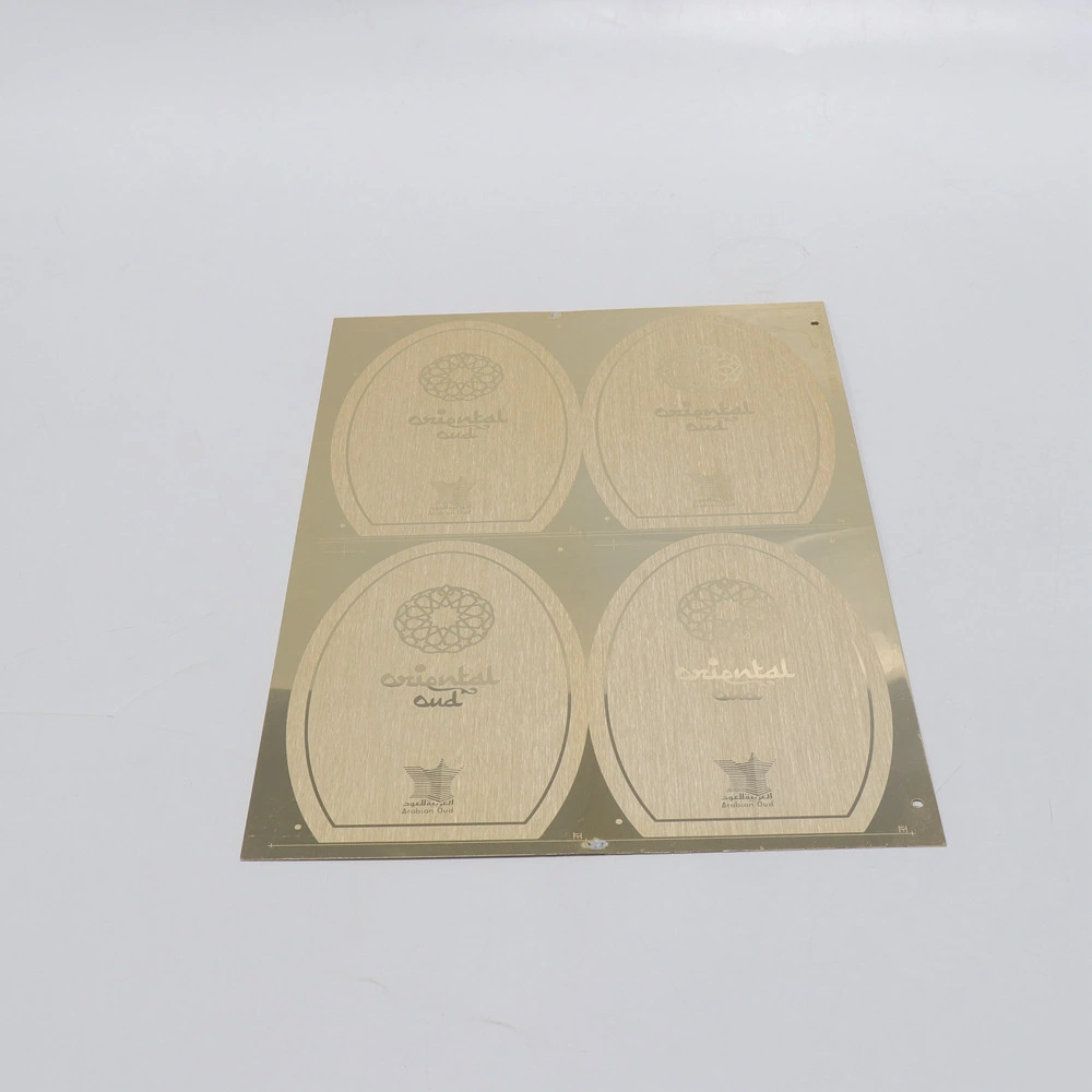 3D Protrude Embossed Chemical Etching Custom Nameplate Card