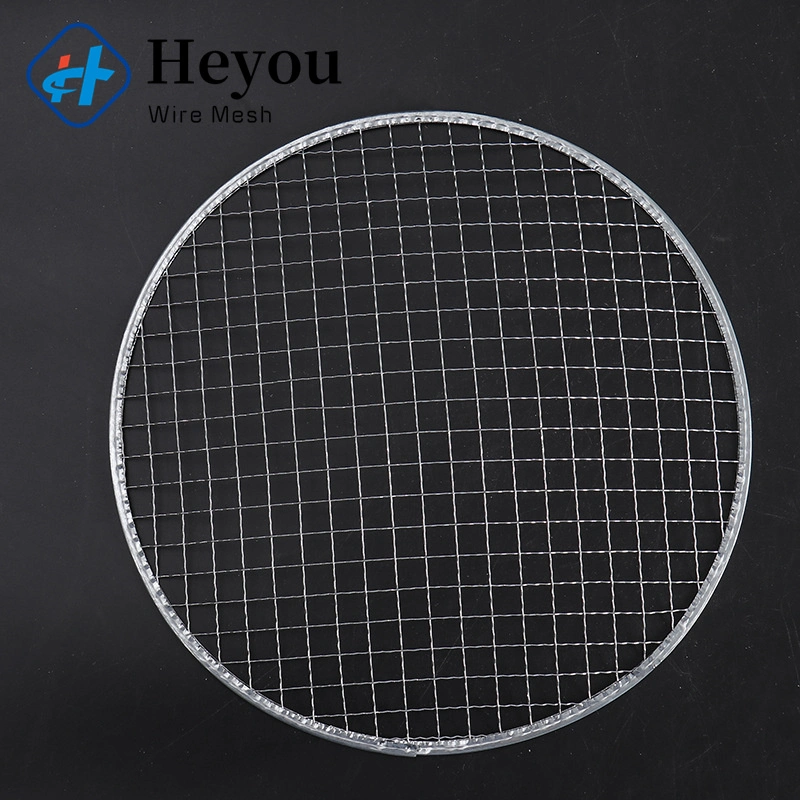 Barbecue Net Thickened Thick Encryption Around The Stove to Cook Tea Special Round Stainless Steel Metal