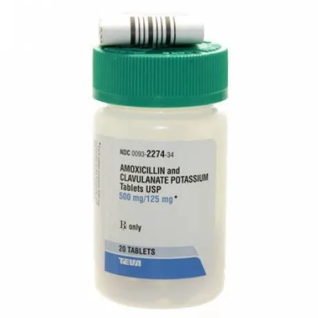 Les comprimés de amoxicillin and clavulanate de potassium 312.5MG, 375mg, 457mg, 562.5MG, 625mg, 1000mg Chine pharmaceutiques