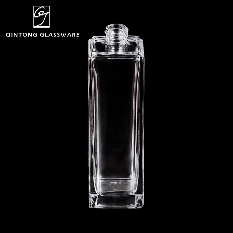 Manufacturers High-Quality Square Cosmetics Packaging Fragrance Spray Glass Perfume Bottle Without Cap