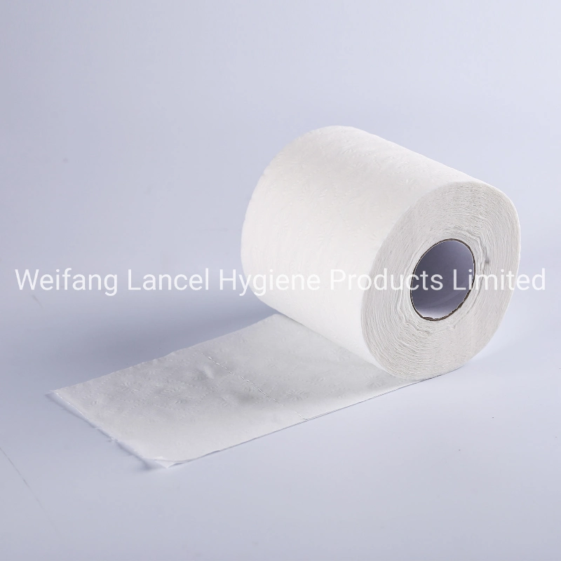 Eco-Friendly Disposable White Virgin Toilet Tissue Roll