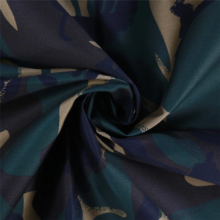 Factory Direct 65% Polyester 35% Cotton Rip-Stop Military Style Woodland Camouflage Uniform Fabric