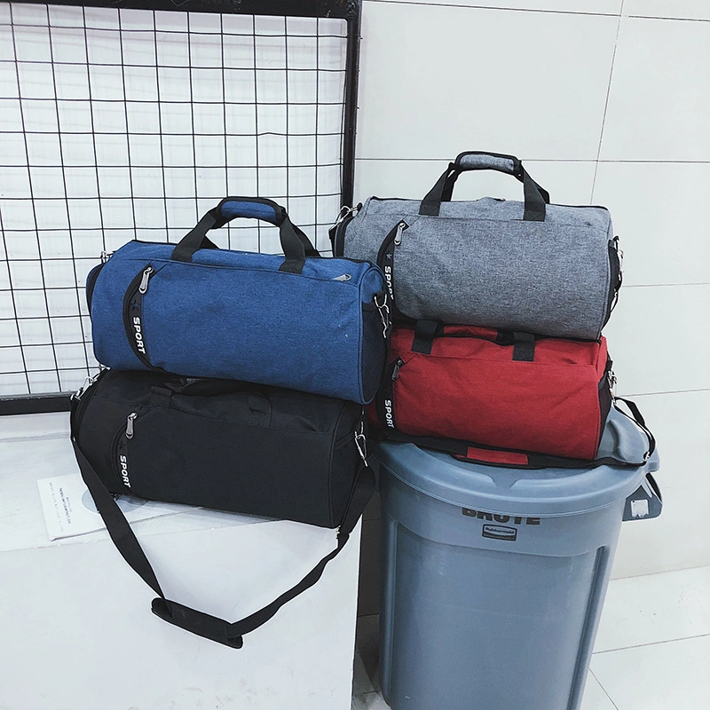 Fashion Custom Canvas Square Package Travel Duffle Luggage Bag